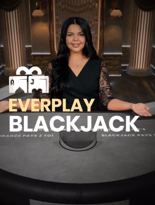 Everplay Blackjack, table de blackjack en direct sur Alexander Casino