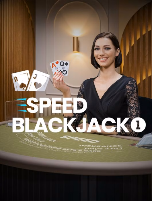 Speed Blackjack 1, table de blackjack en direct sur Alexander Casino