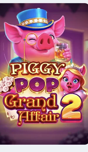 Piggy Pop Grand Affair 2, machine à sous colorée jouable sur Alexander Casino